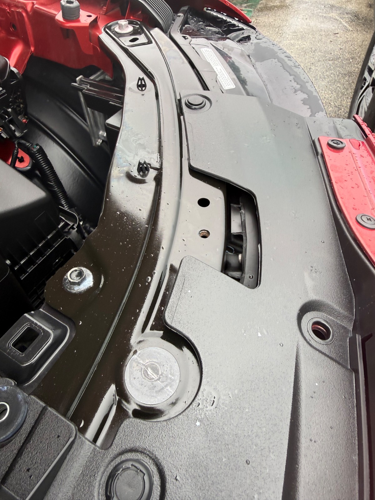 Repainted / repaired panel · Front bumper, Left front fender 6